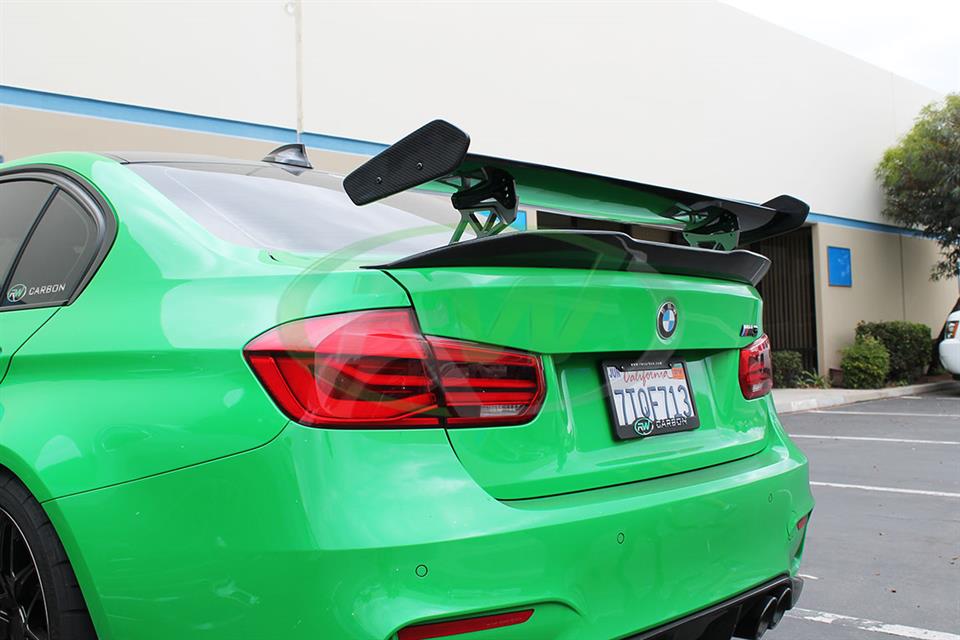 BMW F80 M3 with RW Carbon's New GTS Style Carbon Fiber Wing