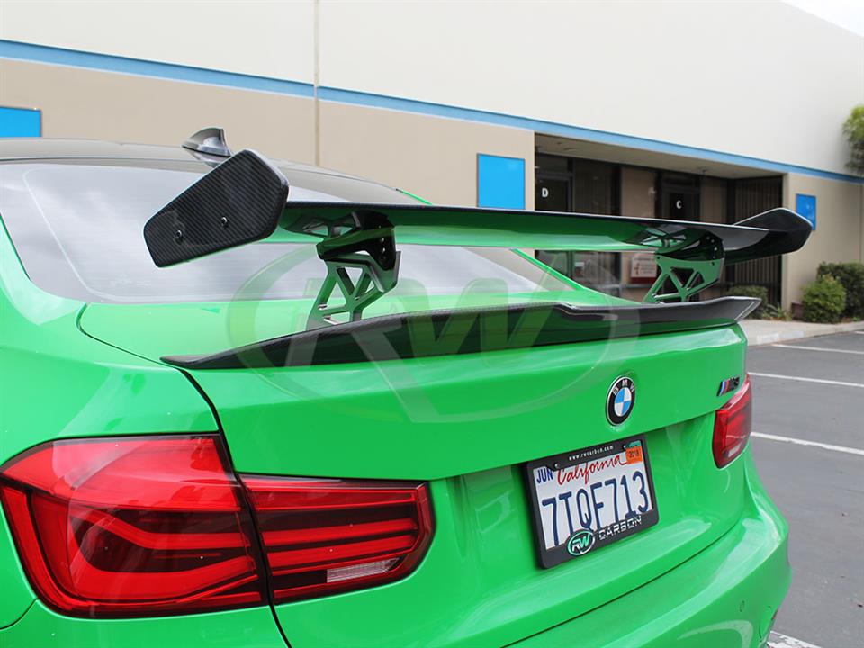 BMW F80 M3 with RW Carbon's New GTS Style Carbon Fiber Wing