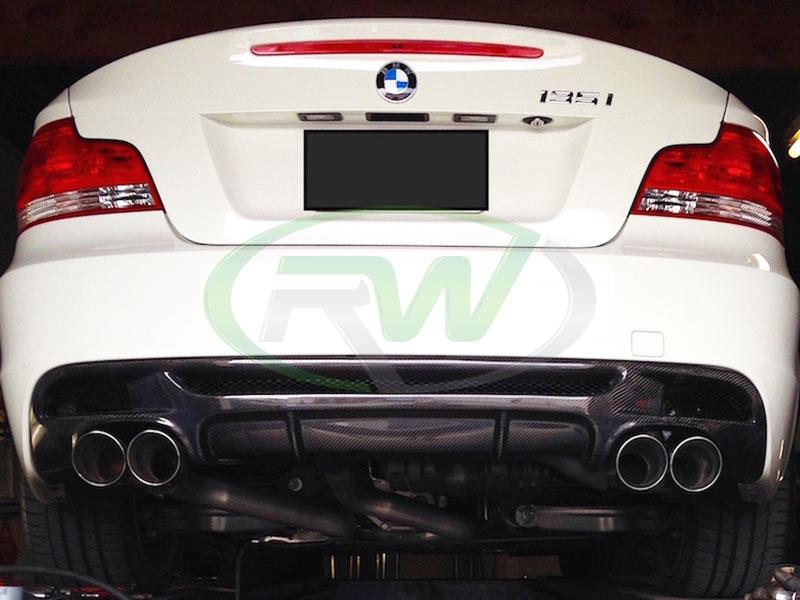 BMW E82 135i with our Performance Style Carbon Fiber Quad Diffuser