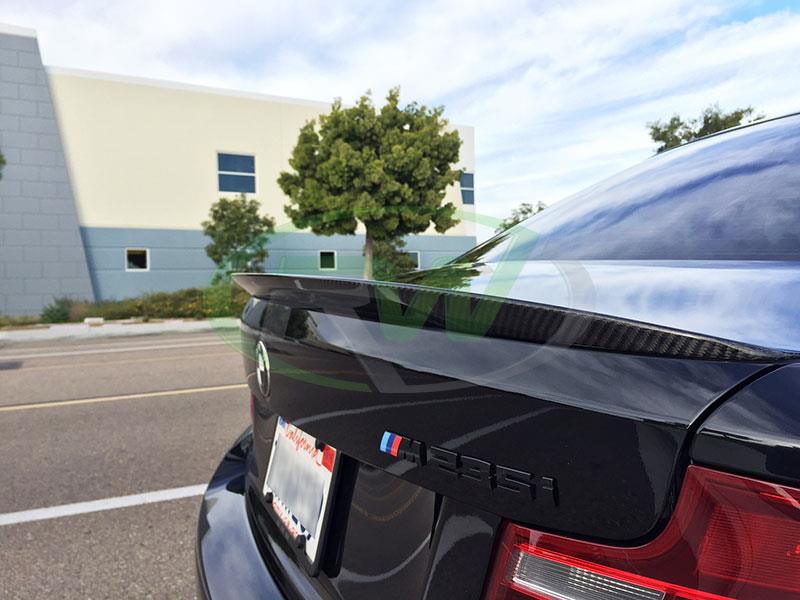 BMW M235i with a Performance Style Carbon Fiber Trunk Spoiler