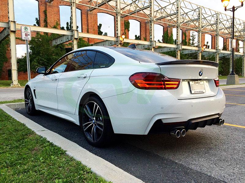 BMW F32 440i with an RW Performance Style Quad Diffuser