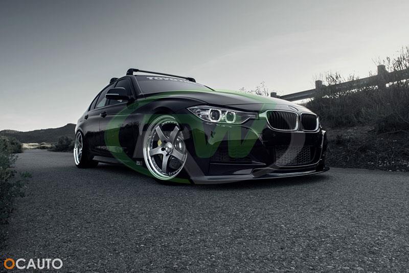 BMW F30 F31 328i 335i 330i 340i Varis Style Carbon Fiber Front Lip