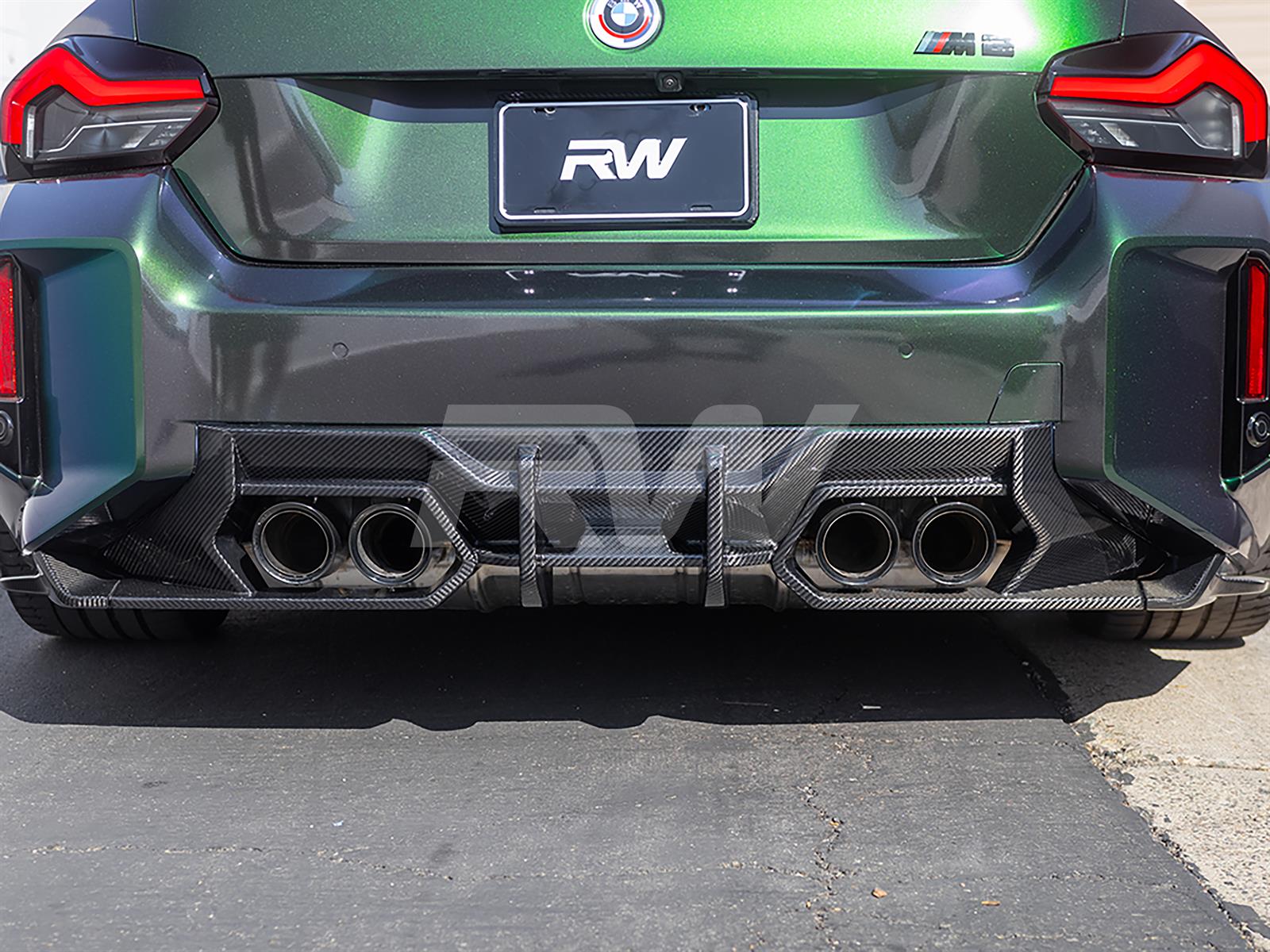 BMW G87 M2 GTX Style Carbon Fiber Diffuser