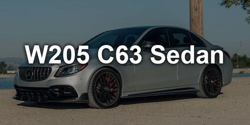 Mercedes W205 C63/C63S Sedan Carbon Fiber Parts