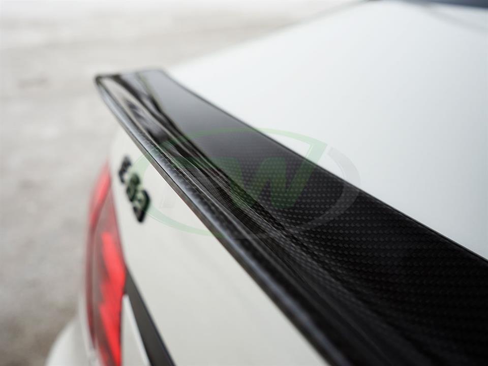 Mercedes W212 E63 gets a DTM Carbon Fiber Trunk Spoiler