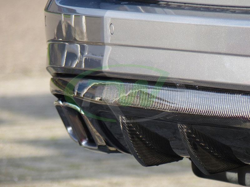 Mercedes W212 E63 upgrades to a DTM Carbon Fiber Diffuser