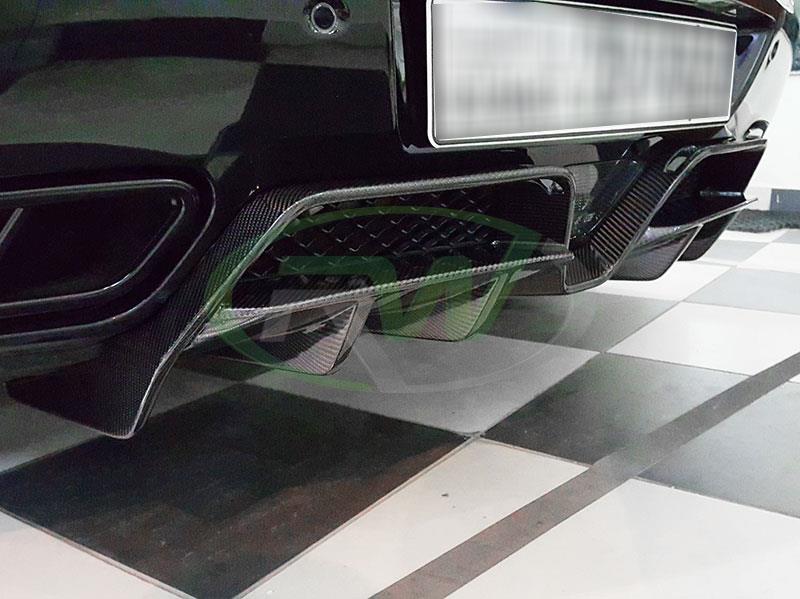 Mercedes SLS Renn Style Carbon Fiber Diffuser