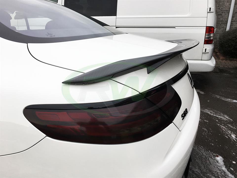 Upgrade your Mercedes C217 S Coupe with a Carbon Fiber Trunk Spoiler