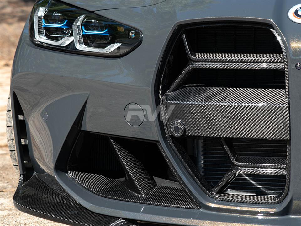BMW G8X M3 and M4 CSL Style RW Carbon Fiber Grille