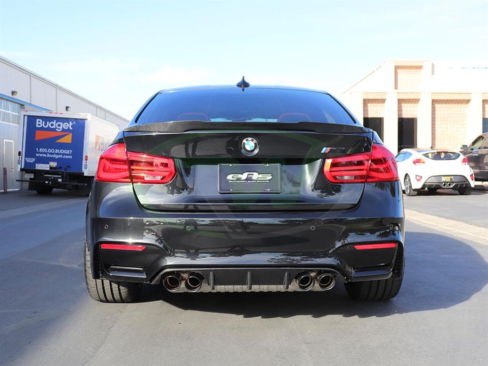 BMW F80 M3 CF Performance Style Diffuser from RW Carbon
