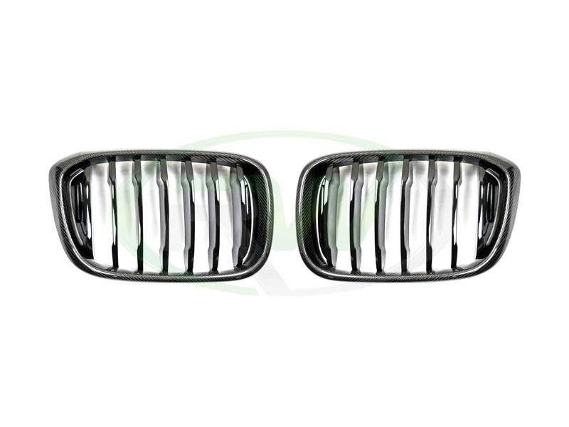 BMW G01 X3 G02 X4 Carbon Fiber Grilles