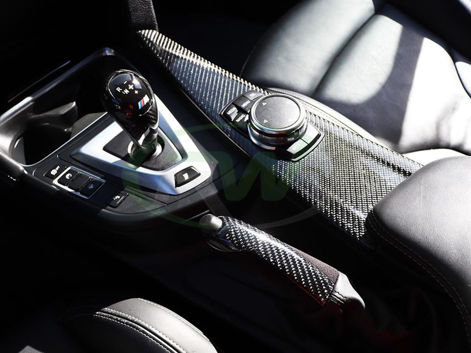 BMW Carbon Fiber Alcantara E-Brake Handle