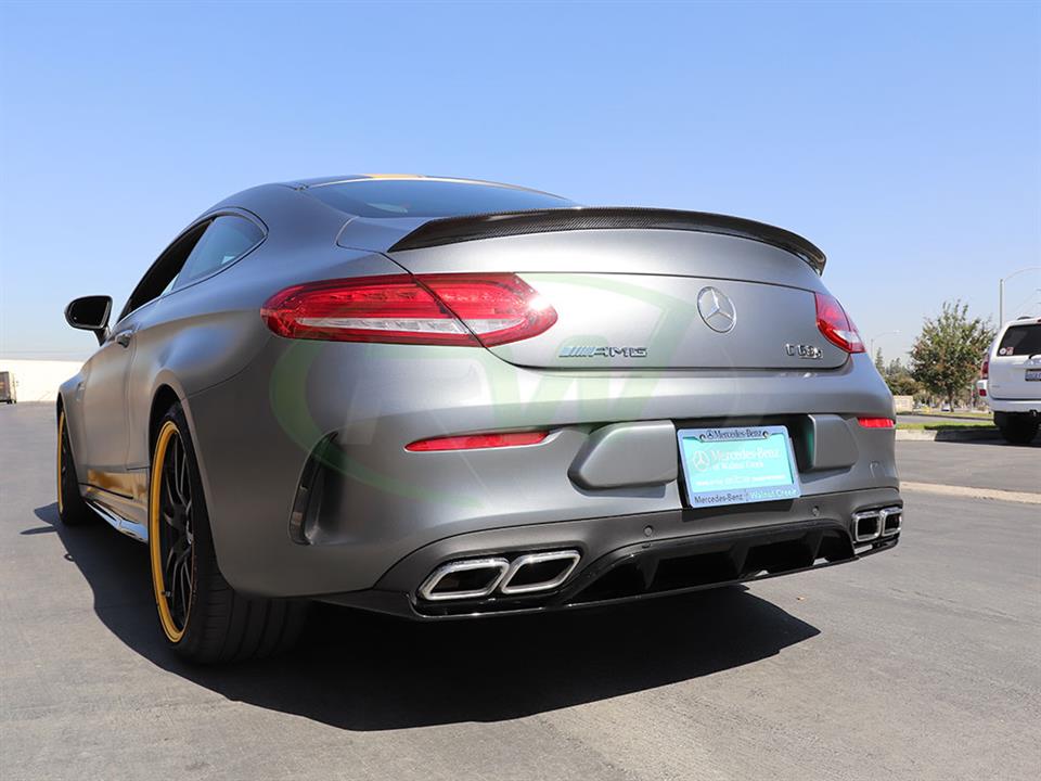 Mercedes W205 Coupe Convertible Edition 1 Style Carbon Fiber Trunk