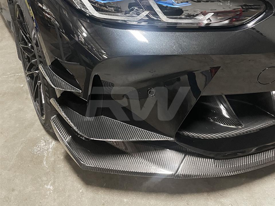 BMW G8X M3 and M4 DTM Style Carbon Fiber Canards from RW