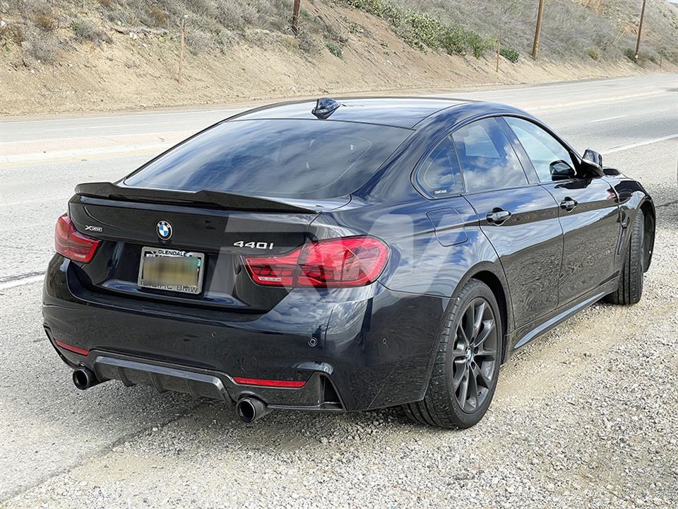 BMW F36 428i 430i 435i 440i GTX Carbon Fiber Trunk Spoiler