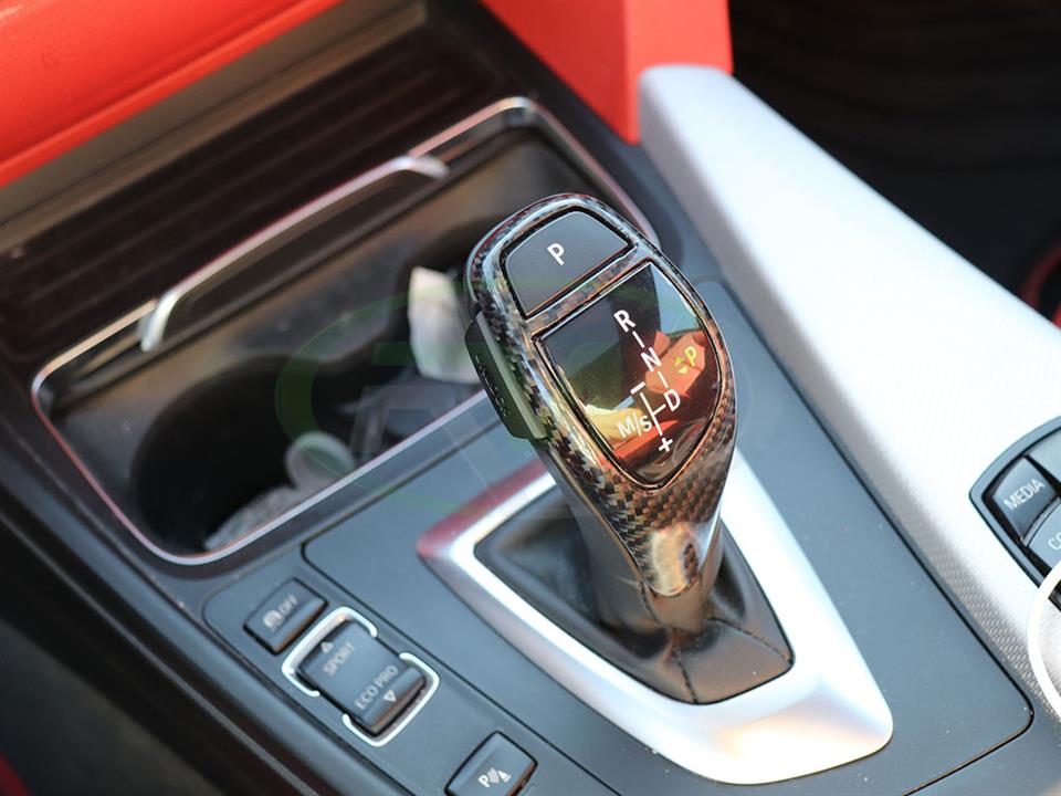 A BMW F32 428i gets a new RW Carbon Fiber Gear Selector