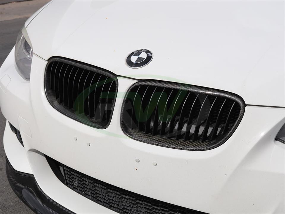 RW Carbon Fiber BMW E92 Carbon Fiber Grilles