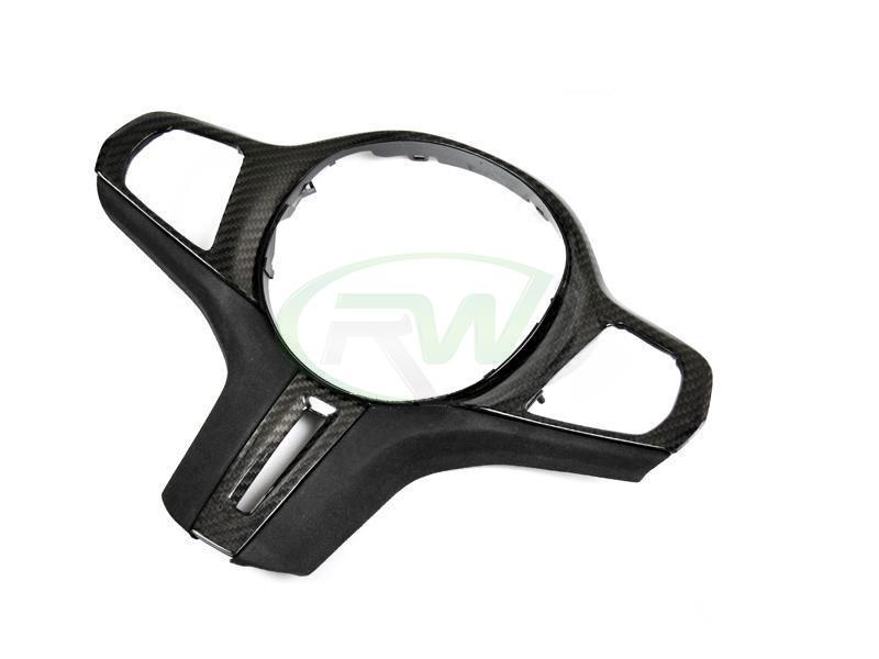BMW Carbon Fiber Alcantara Vented Steering Wheel Trim