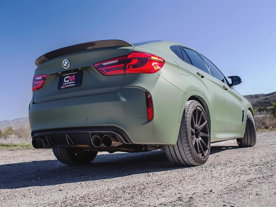 BMW F16 X6 and F86 X6M 3D Style Carbon Fiber Trunk Spoiler