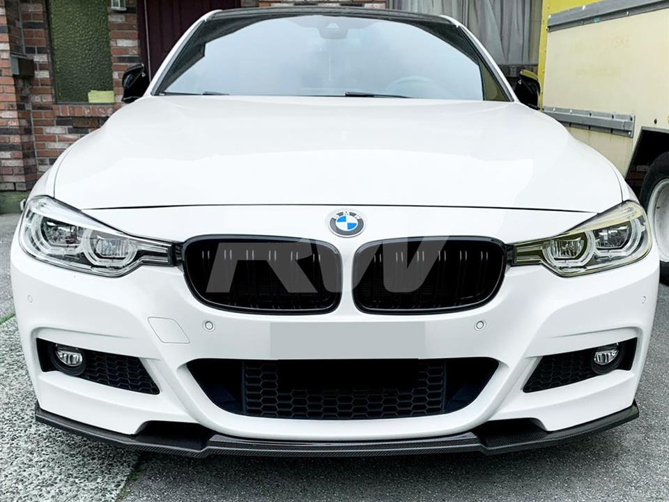 Bmw F3031 M Sport R Style Carbon Fiber Front Lip Spoiler