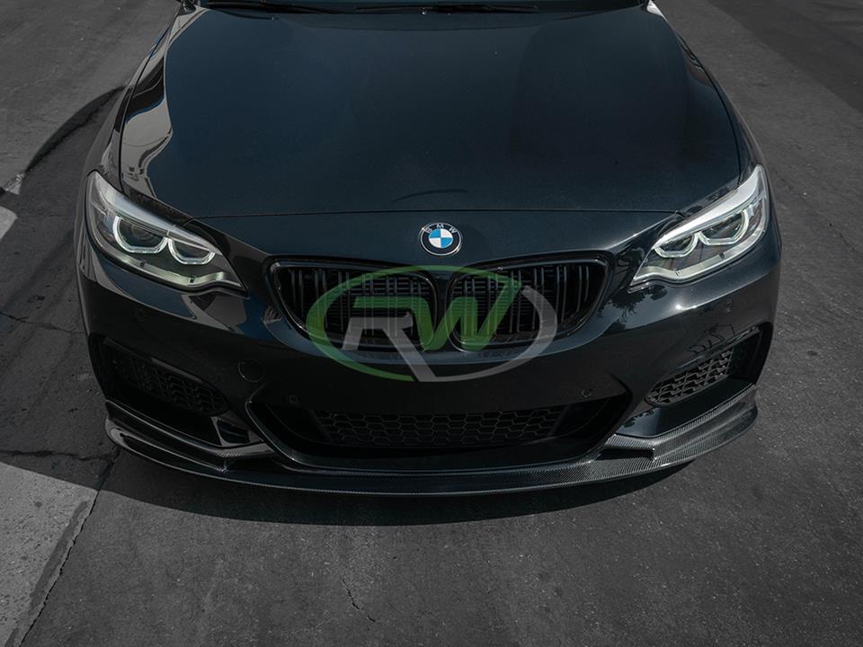 BMW F22 M235i upgraded to a 3D Style Carbon Fiber Front Lip