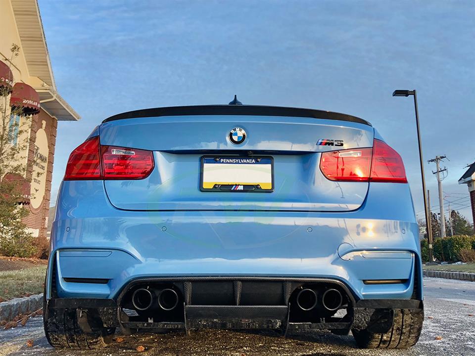 BMW F80 M3 with a Varis Style Carbon Fiber Diffuser and Undertray