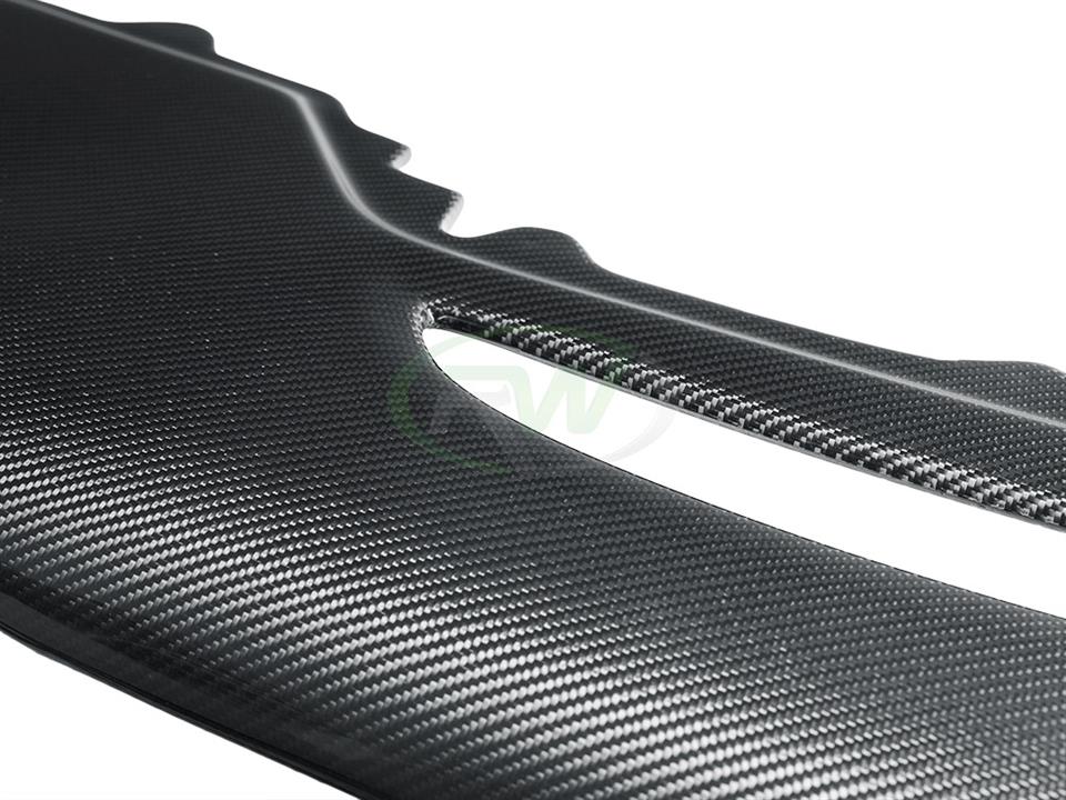 Rw carbon fiber ferrari 458 italia cf front lip spoiler