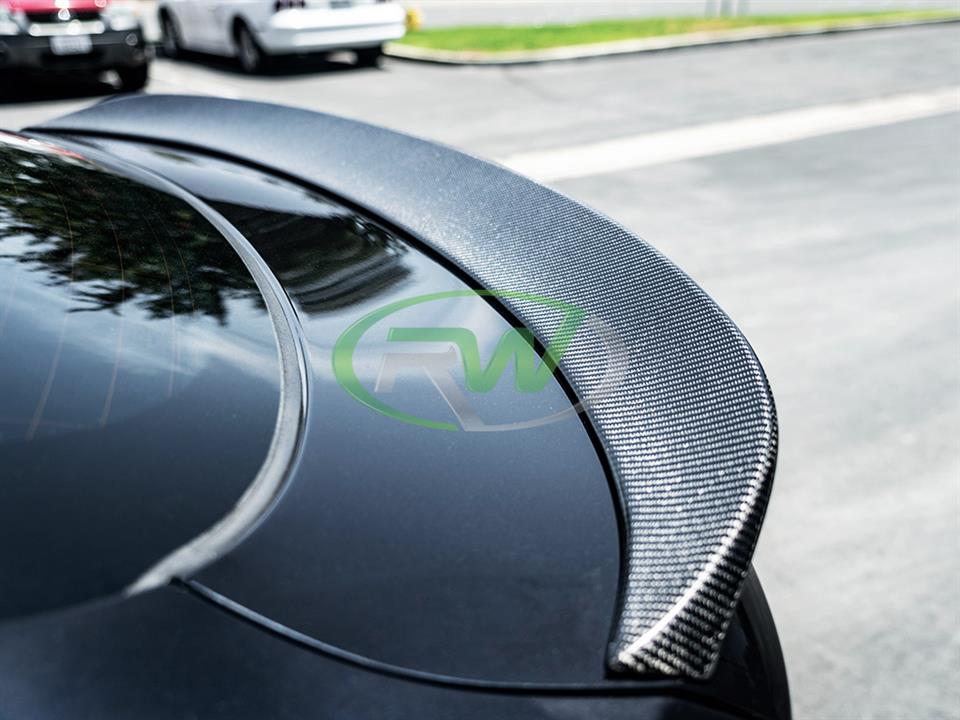 Carbon Fiber Rear Roof Spoiler Top Window Wing Lip for BMW X6 F16 SUV 2015-2018