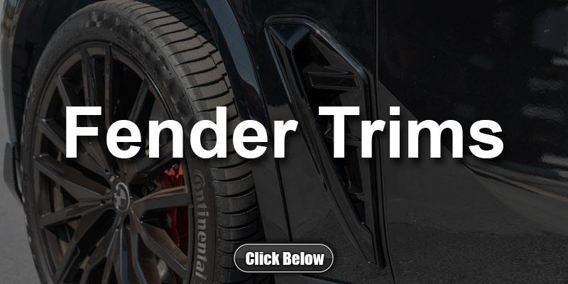 BMW G06 X6 Carbon Fiber fender trims