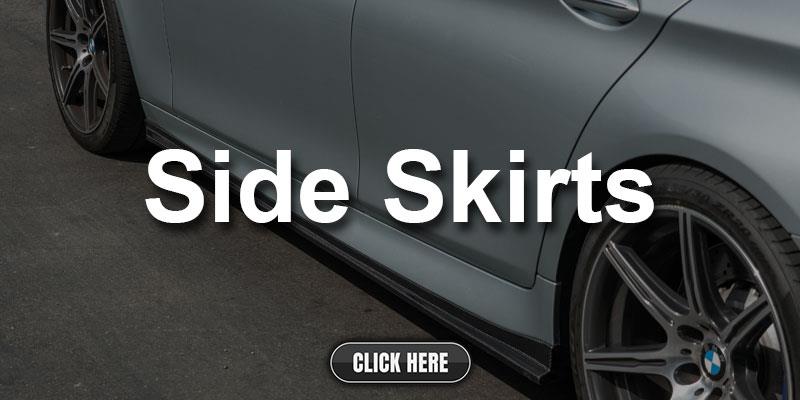 BMW F10 528i 535i 550i Carbon Fiber Side Skirt Extensions