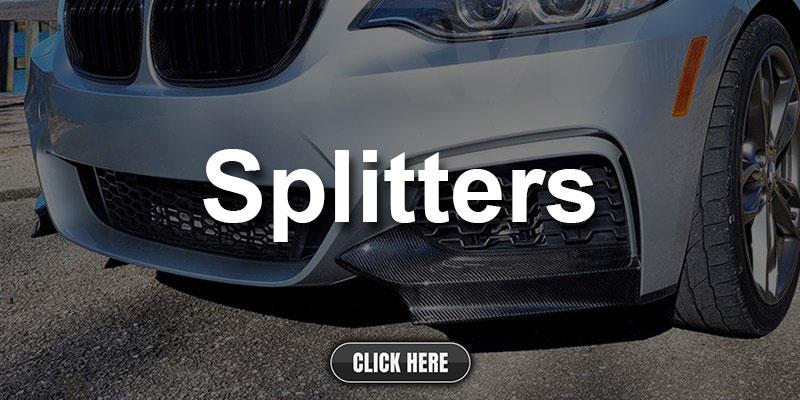 BMW F22 F23 2 Series Carbon Fiber Splitters