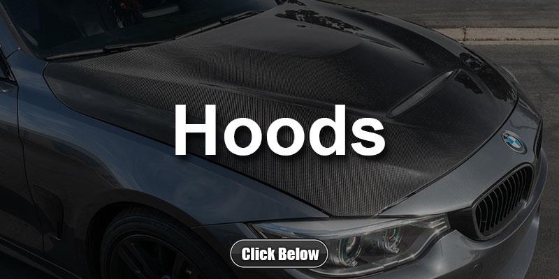 BMW F32 F33 F36 4 Series Carbon Fiber Hoods