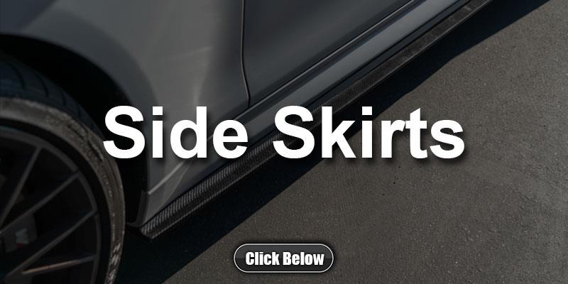 BMW F87 M2 Carbon Fiber Side Skirt Extensions