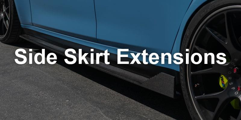 BMW F80 M3 F82 F83 M4 Carbon Fiber Side Skirt Extensions