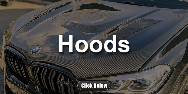 BMW F95 X5M Carbon Fiber Hoods