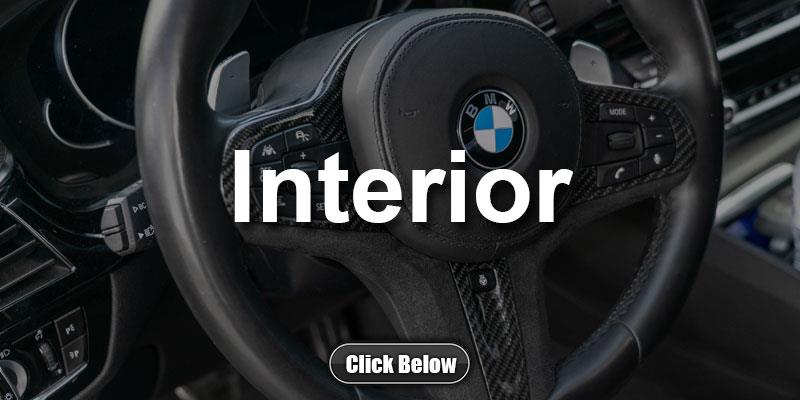 BMW F95 X5M Carbon Fiber Interior Parts and Accessories
