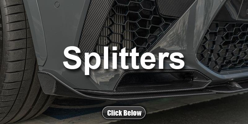 BMW F95 X5M Carbon Fiber Splitters