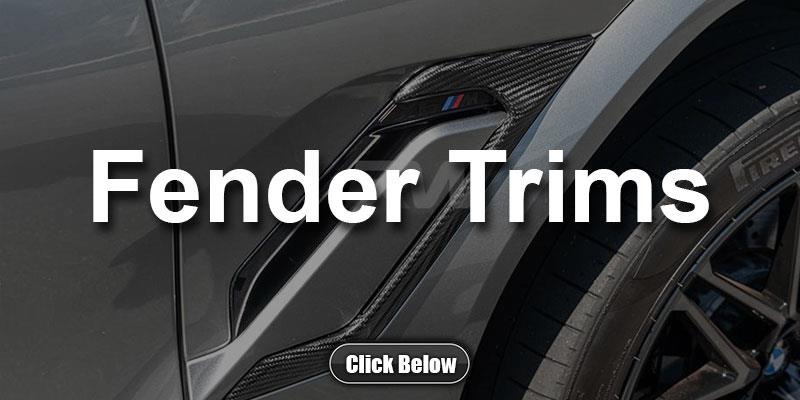 BMW F96 X6M Carbon Fiber Fender Trims
