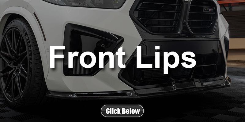 BMW F96 X6M Carbon Fiber Front Lip Spoilers