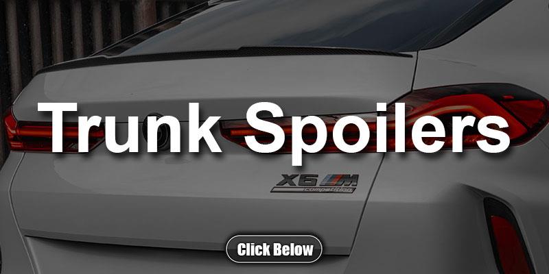 BMW F96 X6M Carbon Fiber Trunk Spoilers