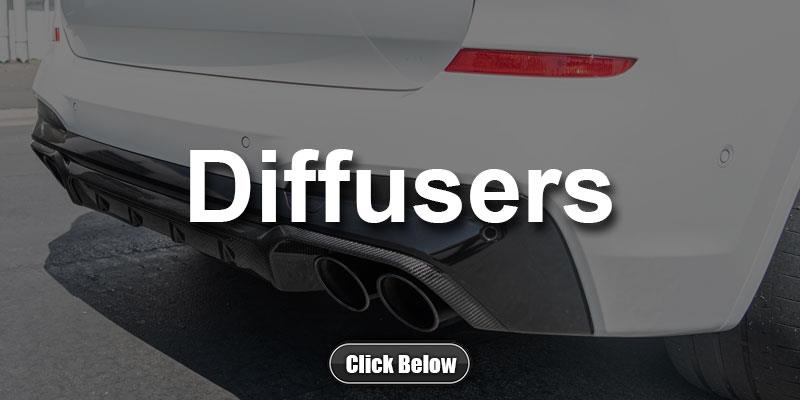 BMW F97 X3M Carbon Fiber Diffusers