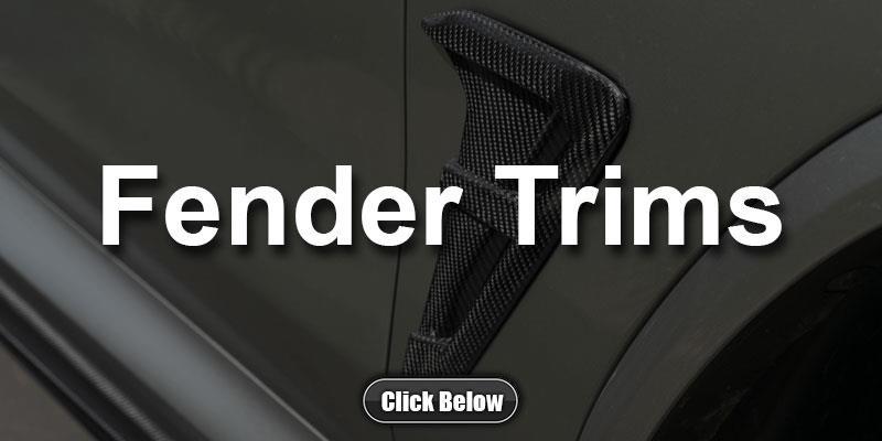 BMW G01 X3 Carbon Fiber Fender Trims