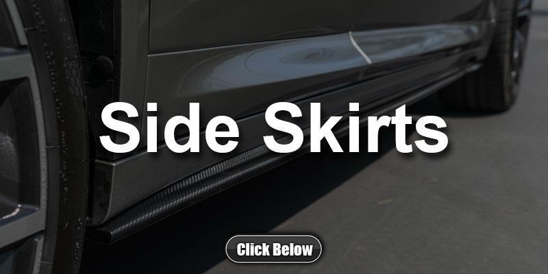 BMW G01 X3 Carbon Fiber Side Skirt Extensions