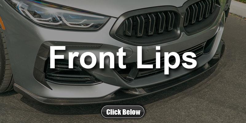 BMW G14 G15 G16 8 Series Carbon Fiber Front Lip Spoilers