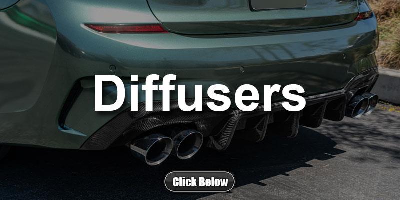 BMW G20 3 Series Carbon Fiber Diffusers