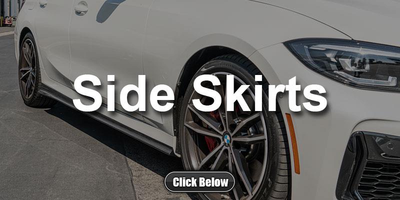 BMW G20 3 Series Carbon Fiber Side Skirt Extensions