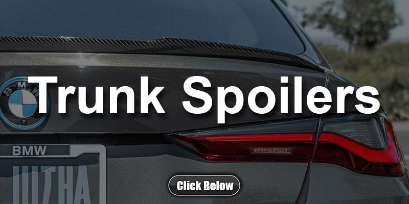 BMW G26 4 Series and i4 Carbon Fiber trunk spoilers