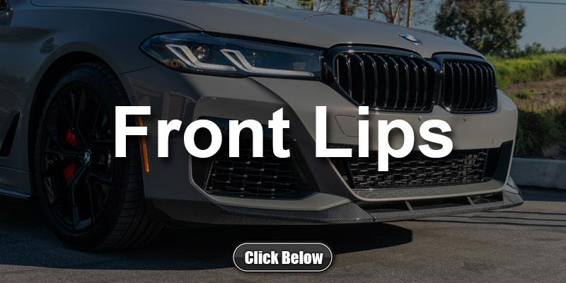 BMW G30 5 Series Carbon Fiber Front Lip Spoilers