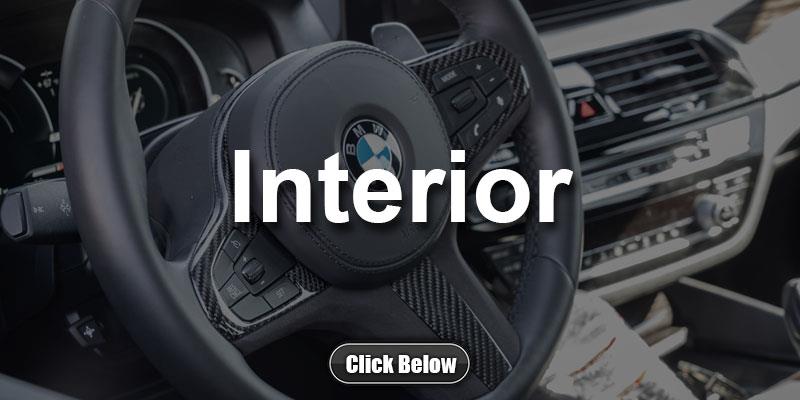 BMW G30 5 Series Carbon Fiber Interior parts and accessories