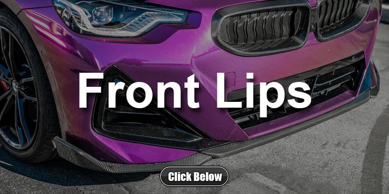 BMW G42 2 Series Carbon Fiber Front Lip Spoilers